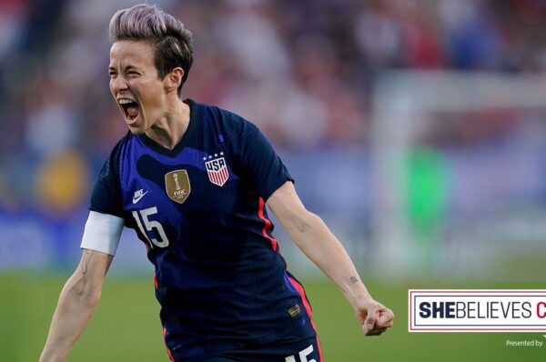 Megan Rapinoe se corona como la máxima goleadora en la historia de She Believes Cup