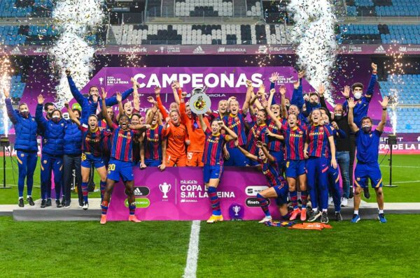 El Barcelona se coronó campeón de la Copa de la Reina