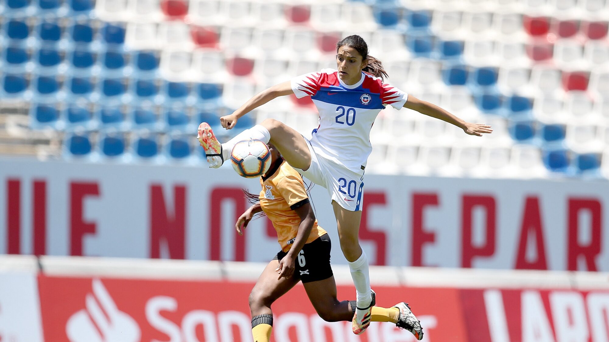 Daniela Zamora Chile vs Zambia 2020