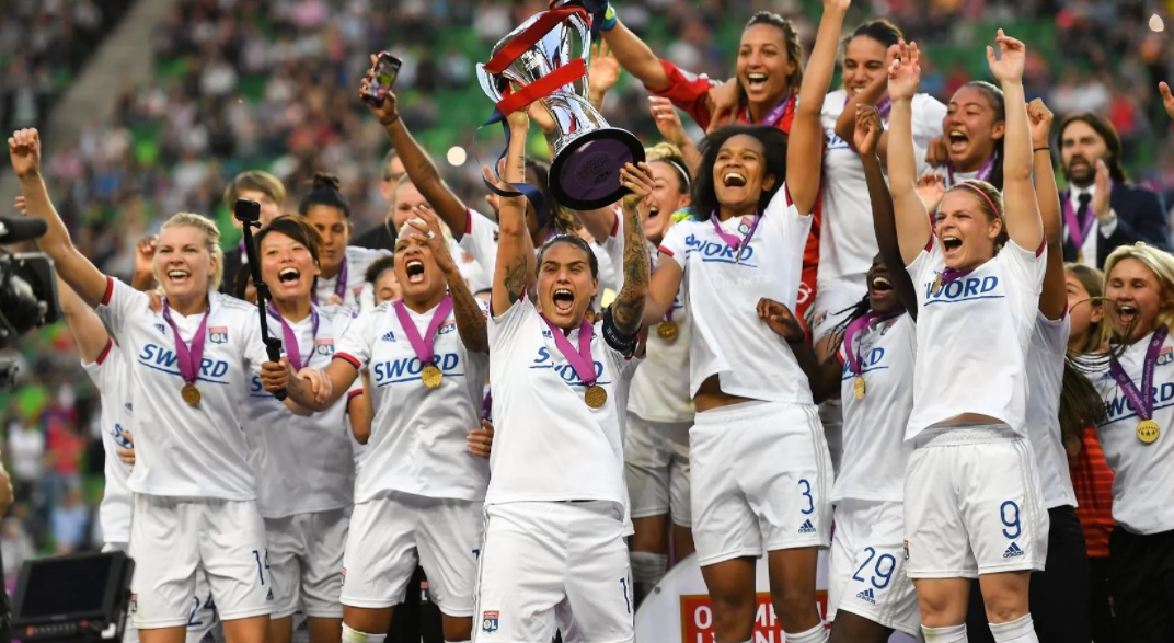 Olympique de Lyon cuando ganó la UWCL 2019