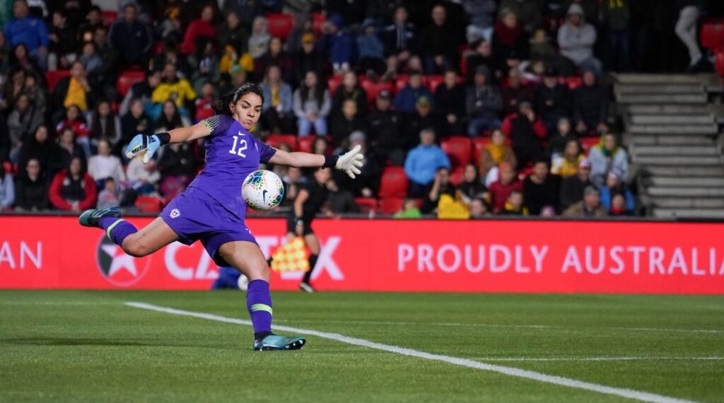 Natalia Campos jugando por Chile