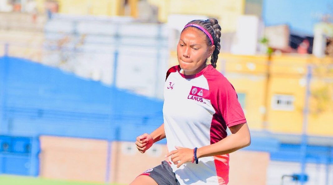 Javiera Salvo anota un gol en el empate de Lanús por la fecha 7 del Torneo Argentino