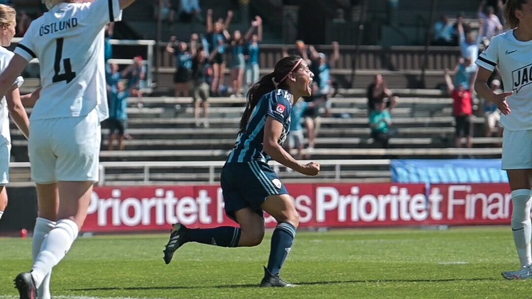 Video: Daniela Zamora anotó su primer gol en la liga de Suecia con el Djurgårdens