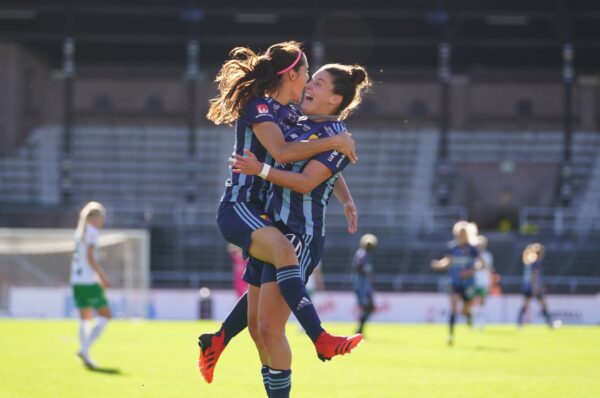 VIDEO: Gol de Daniela Zamora y Djurgårdens vuelve a ganar en Suecia