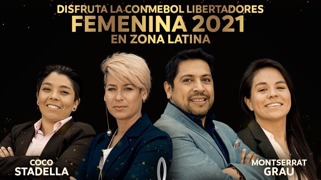 Zona Latina se suma a DirecTV y TNT Sports en la transmisión de la Copa Libertadores Femenina 2021