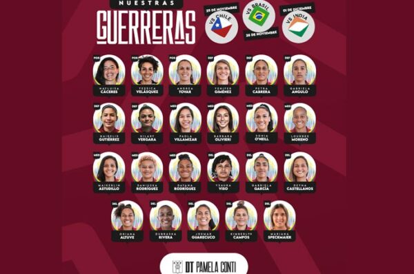 Venezuela confirma la nómina para el cuadrangular vs Chile