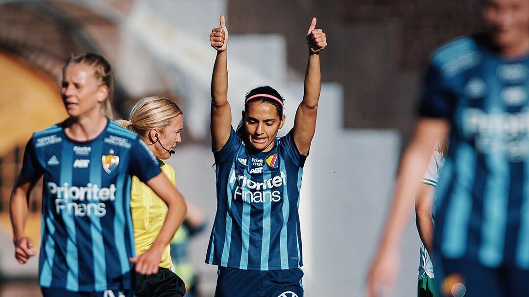 Daniela Zamora deja Djurgårdens y no seguirá en el fútbol sueco en 2022
