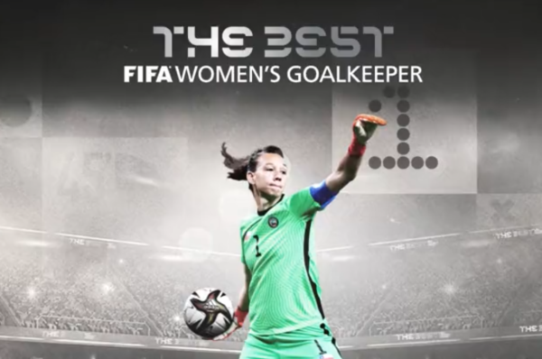 Tremenda: Christiane Endler gana el premio The Best a mejor portera 2021