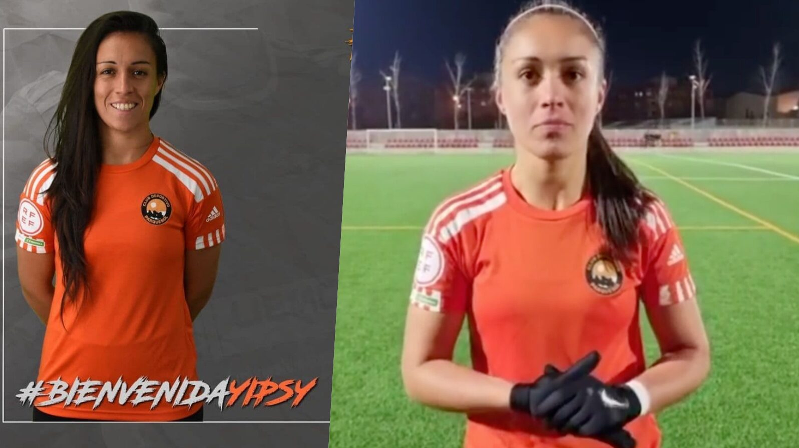 Efectividad: Yipsy Ojeda debuta con gol en el CD Parquesol