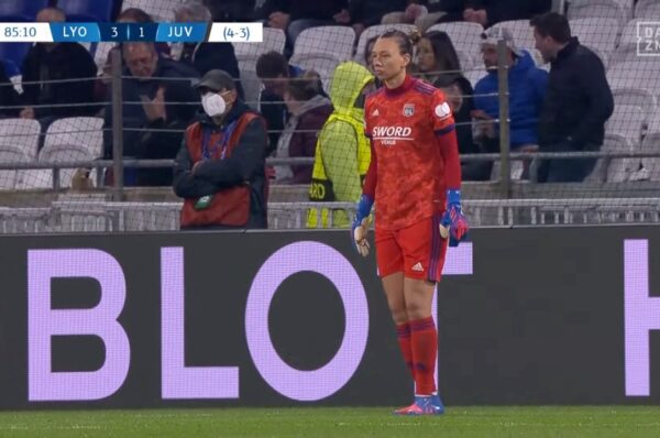 Increíble: Olympique de Lyon supera a Juventus y clasifica a semifinales de Champions League con Christiane Endler en cancha