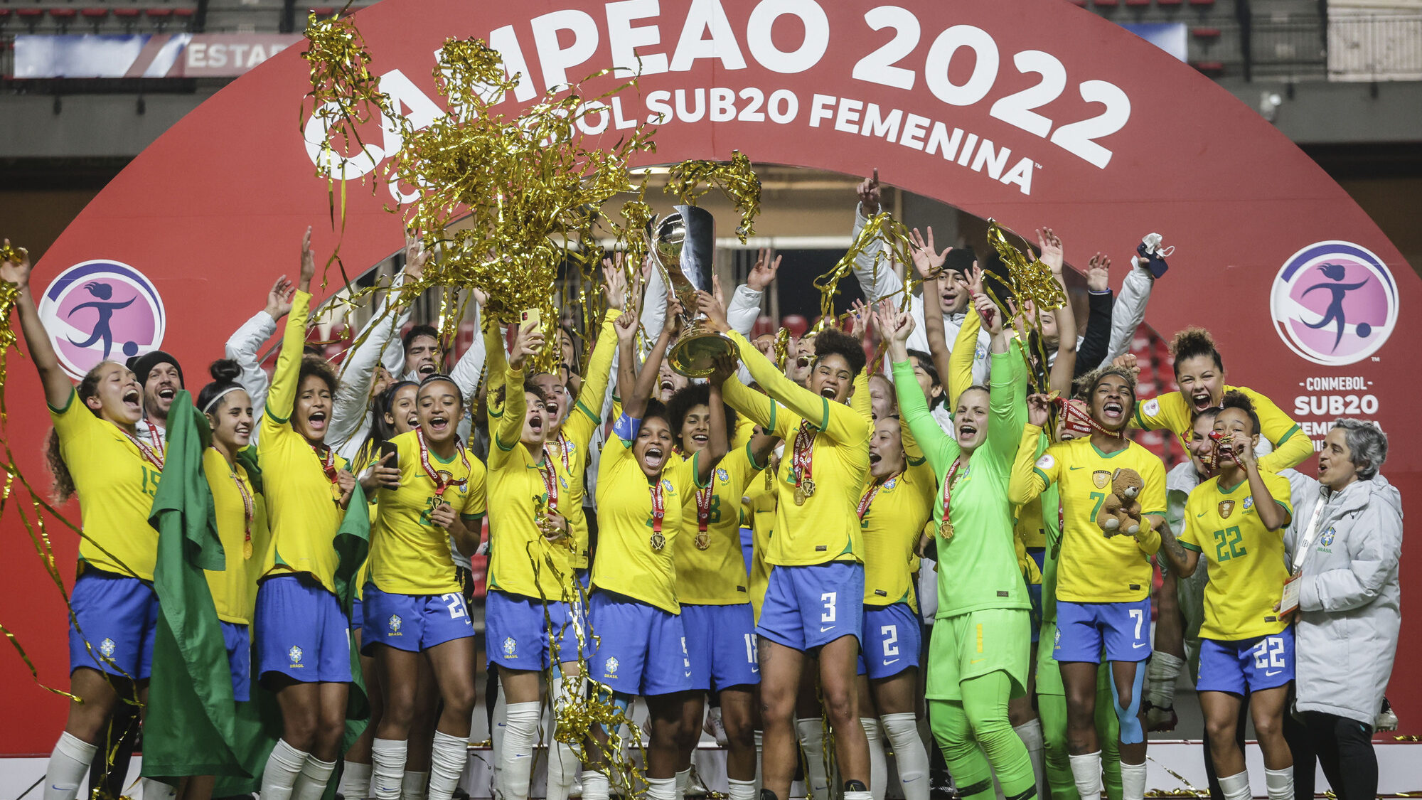 La Selección de Brasil vuelve a coronarse campeona del Sudamericano Femenino Sub-20