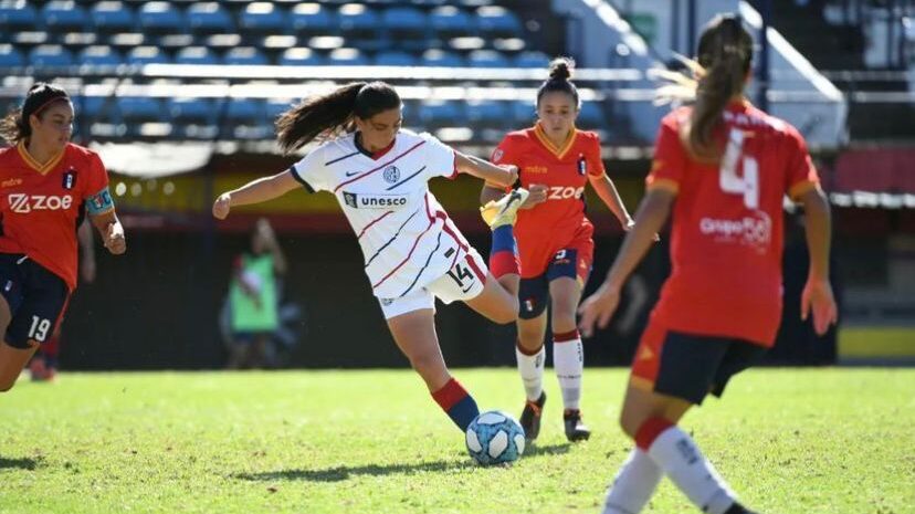 Camila Pavez anota en la goleada de San Lorenzo vs Deportivo Español