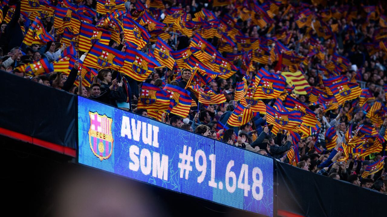 Barcelona bate su propio récord Guinness de público con casi 92 mil hinchas en la UWCL