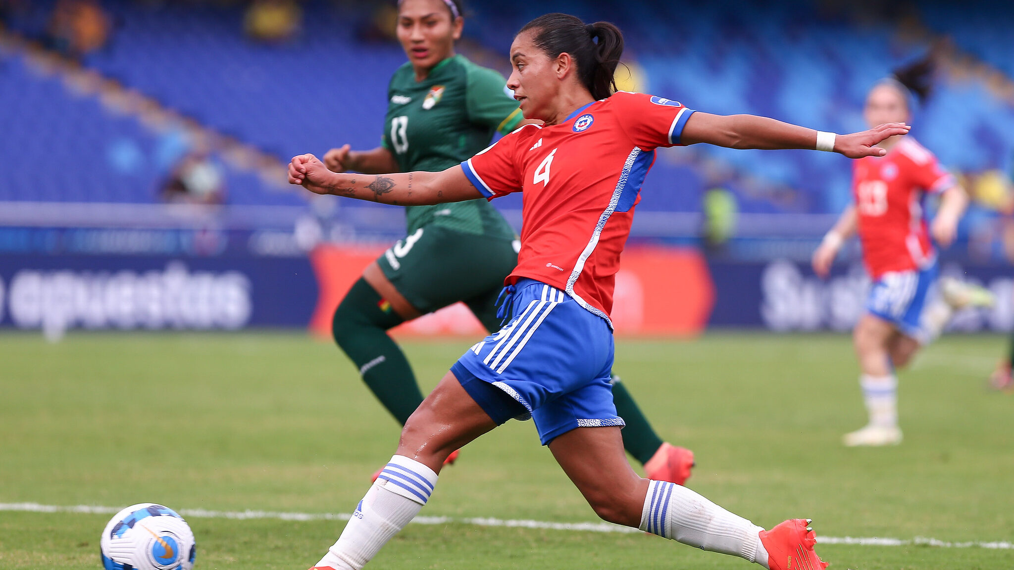 Francisca Lara es baja para Chile vs Colombia por covid-19