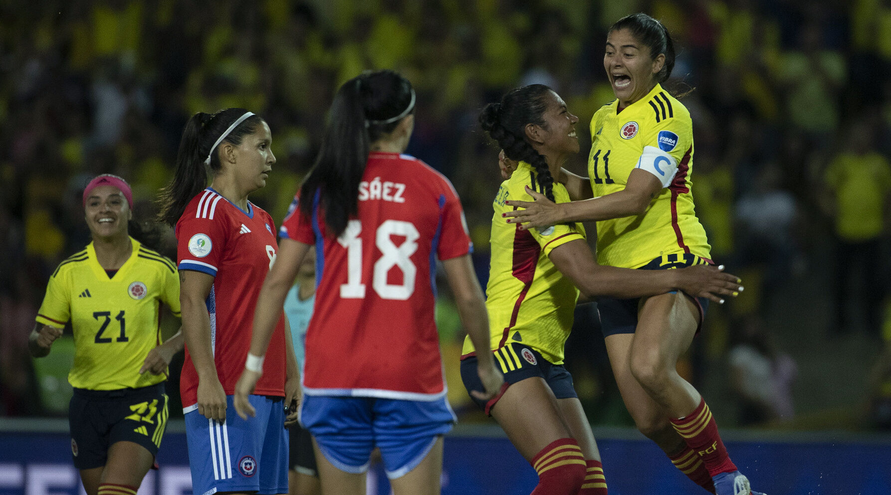 La Roja cae por goleada ante Colombia y disputará el duelo por el quinto lugar
