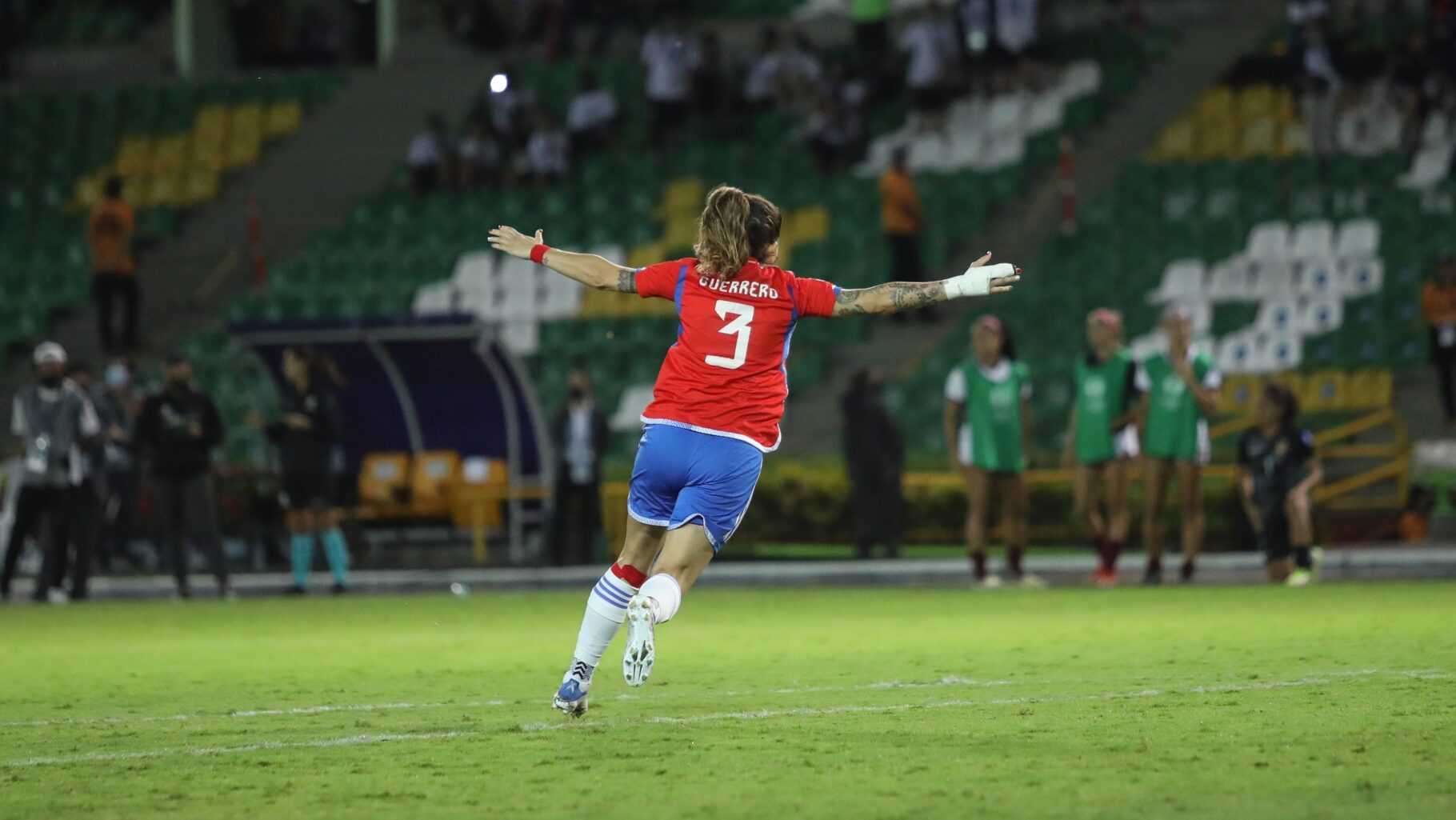 carla guerrero la roja vs venezuela