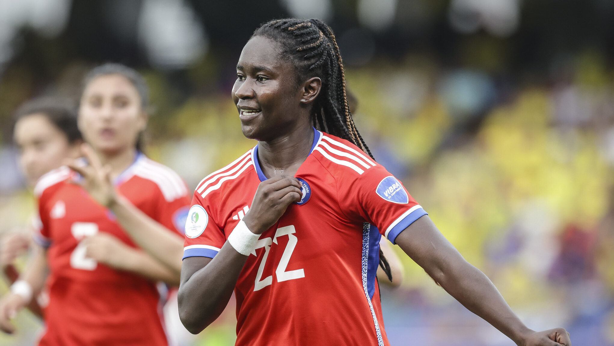 Mary Valencia y su debut goleador en La Roja: “Feliz por hacer un gol en mi primera Copa América”