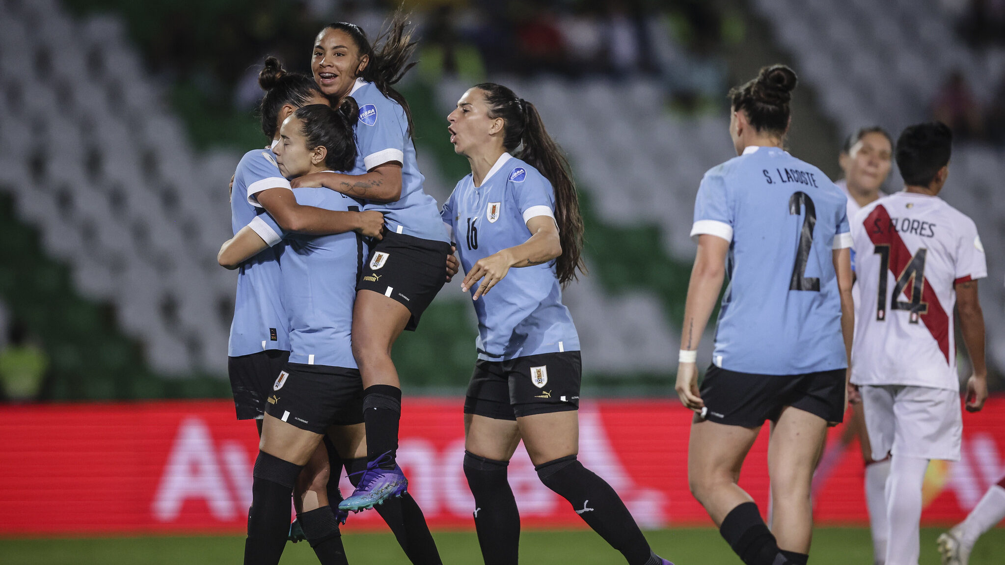 Uruguay se despide de la Copa América Femenina con goleada sobre Perú