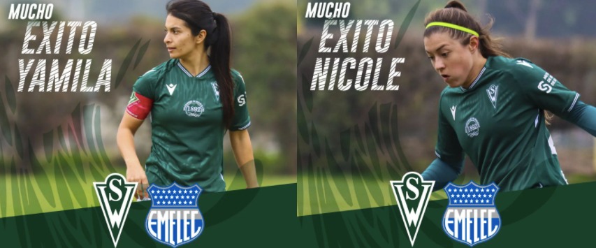 Yamila Pérez Nicole Mariñelarena Emelec