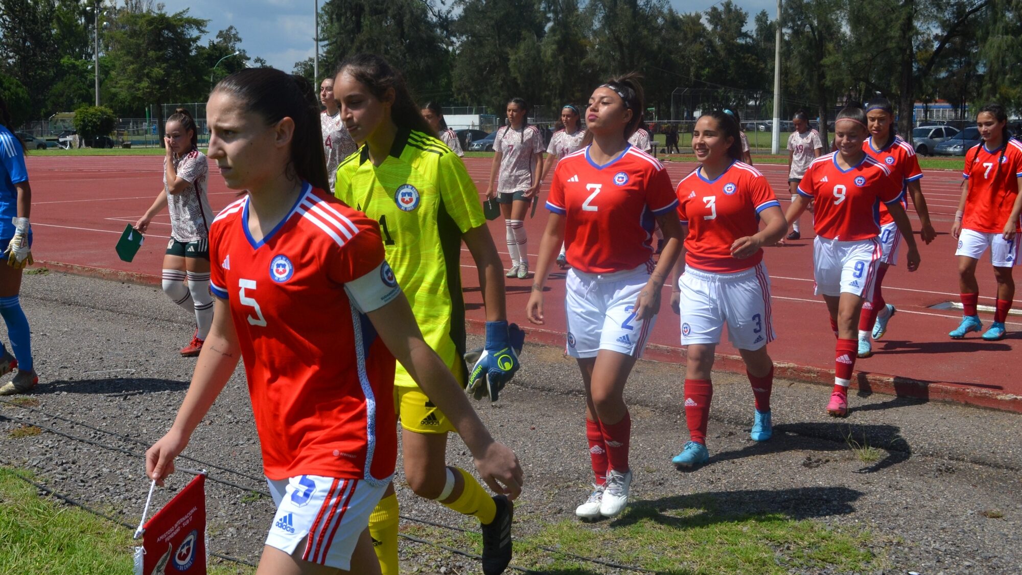 catalina mellado y anais cifuentes la roja sub 17