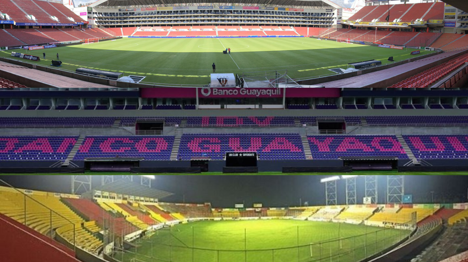 Los tres estadios que albergarán la Copa Libertadores Femenina 2022