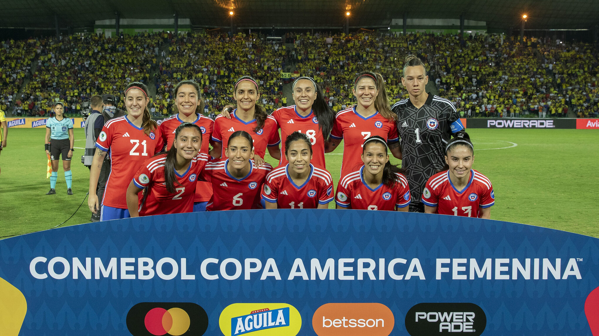 El XI de La Roja en el amistoso ante el Club América