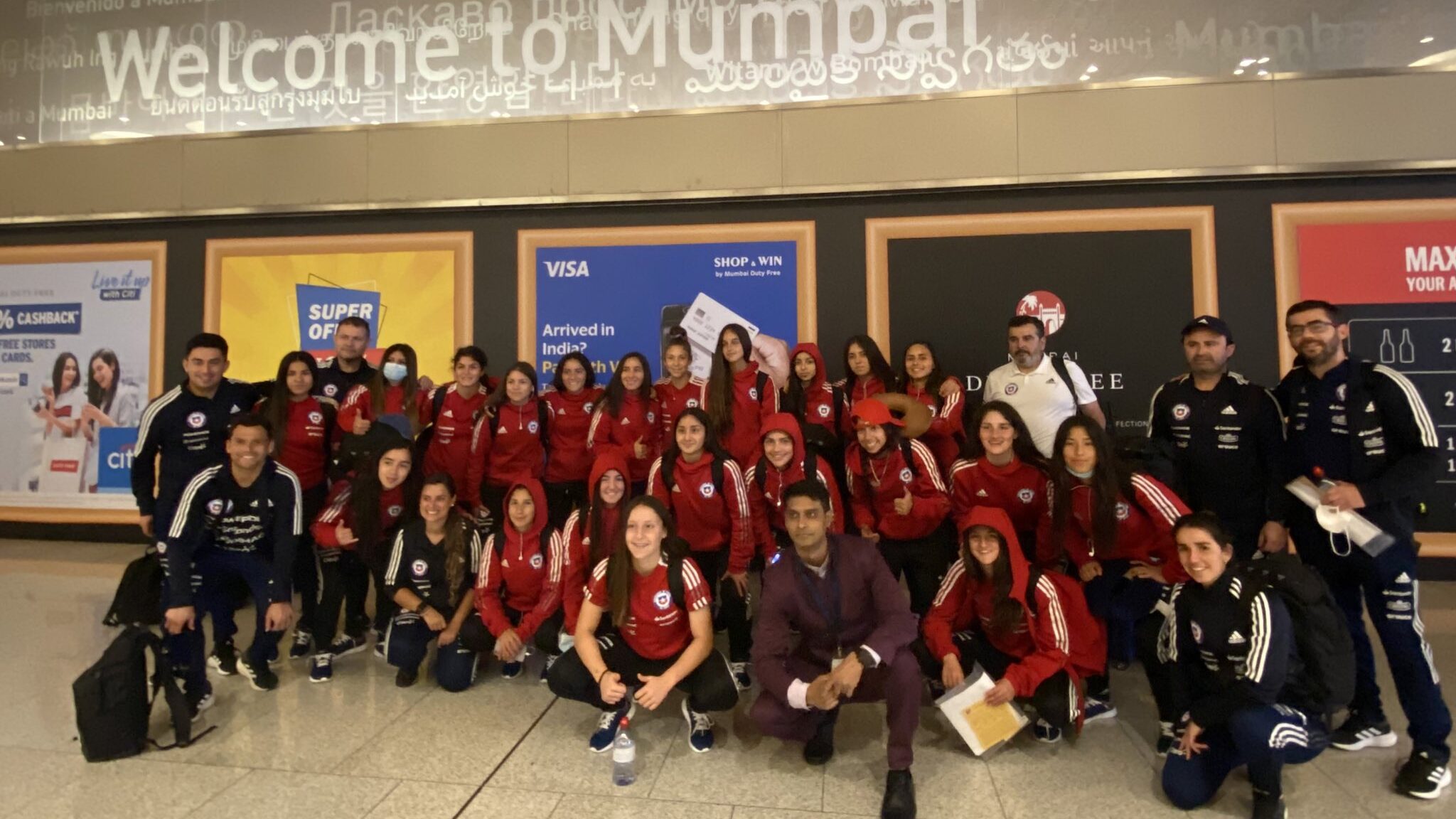 La Roja Sub-17 ya está en India para jugar el Mundial 2022