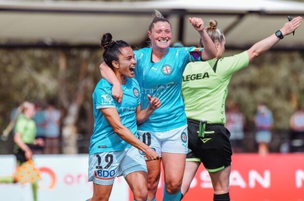 María José Rojas sigue en racha y anota en victoria del Melbourne City