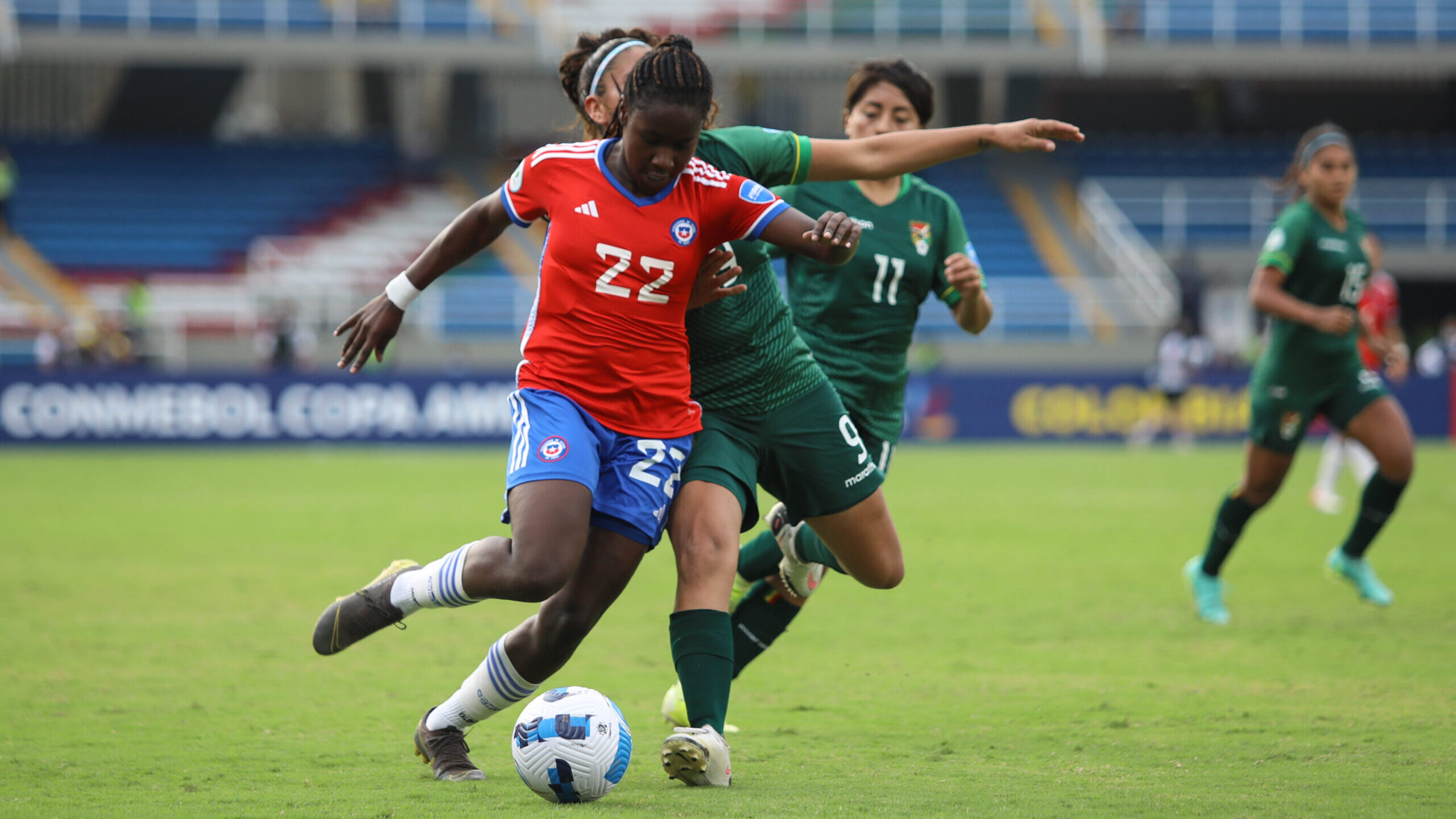 mary valencia la roja vs bolivia