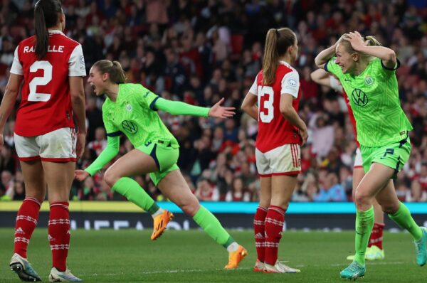 Wolfsburgo logra una remontada agónica ante Arsenal y clasifica a la final de UWCL
