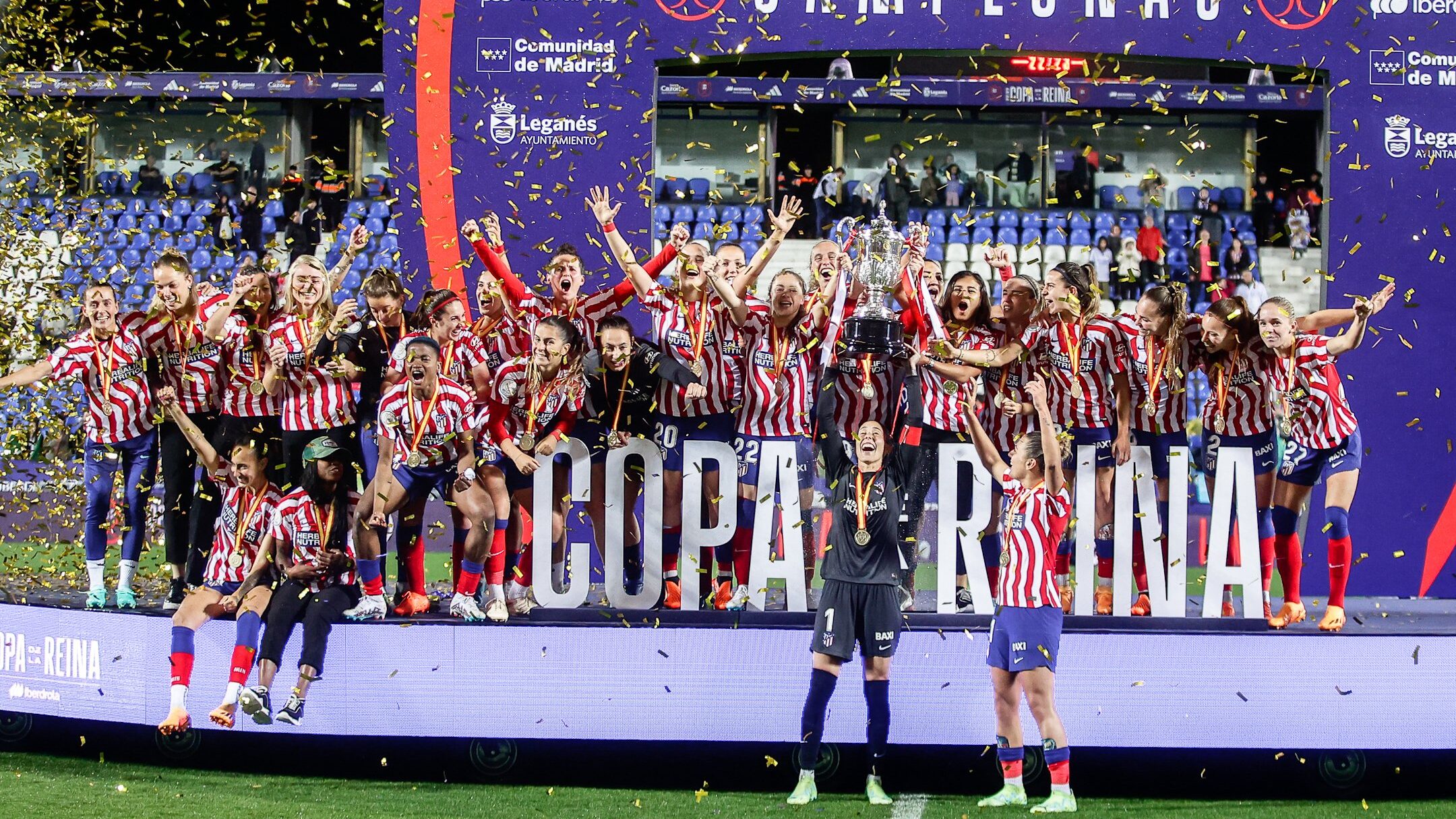 Atlético de Madrid le gana la Copa de La Reina al Real Madrid con una brillante Estefanía Banini
