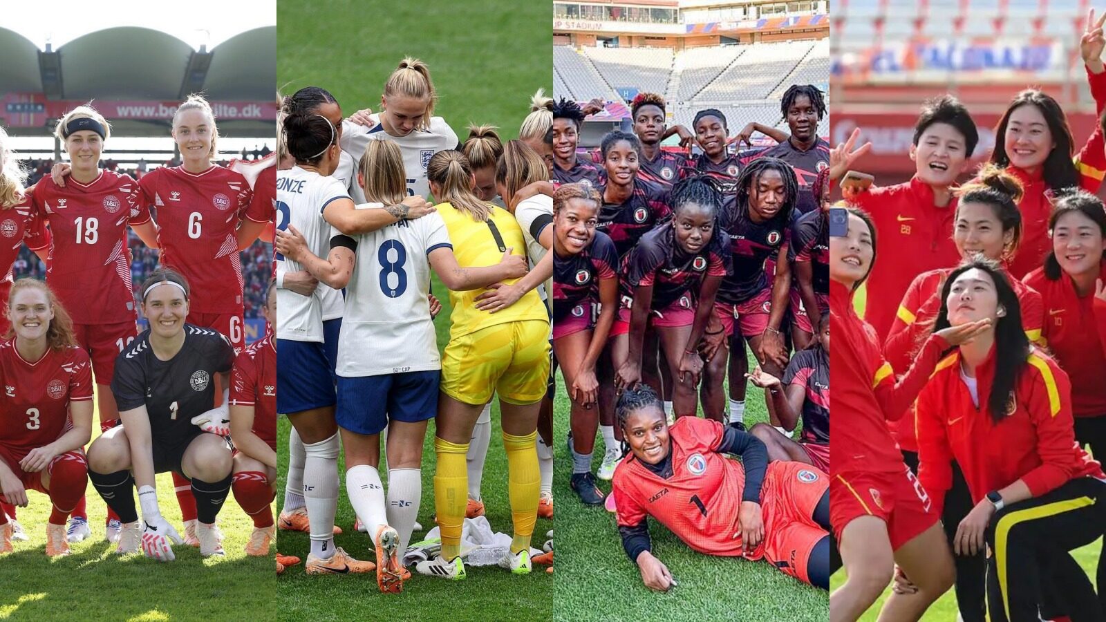 Radiografía del grupo D del Mundial Femenino 2023: Inglaterra, Dinamarca, China y Haití