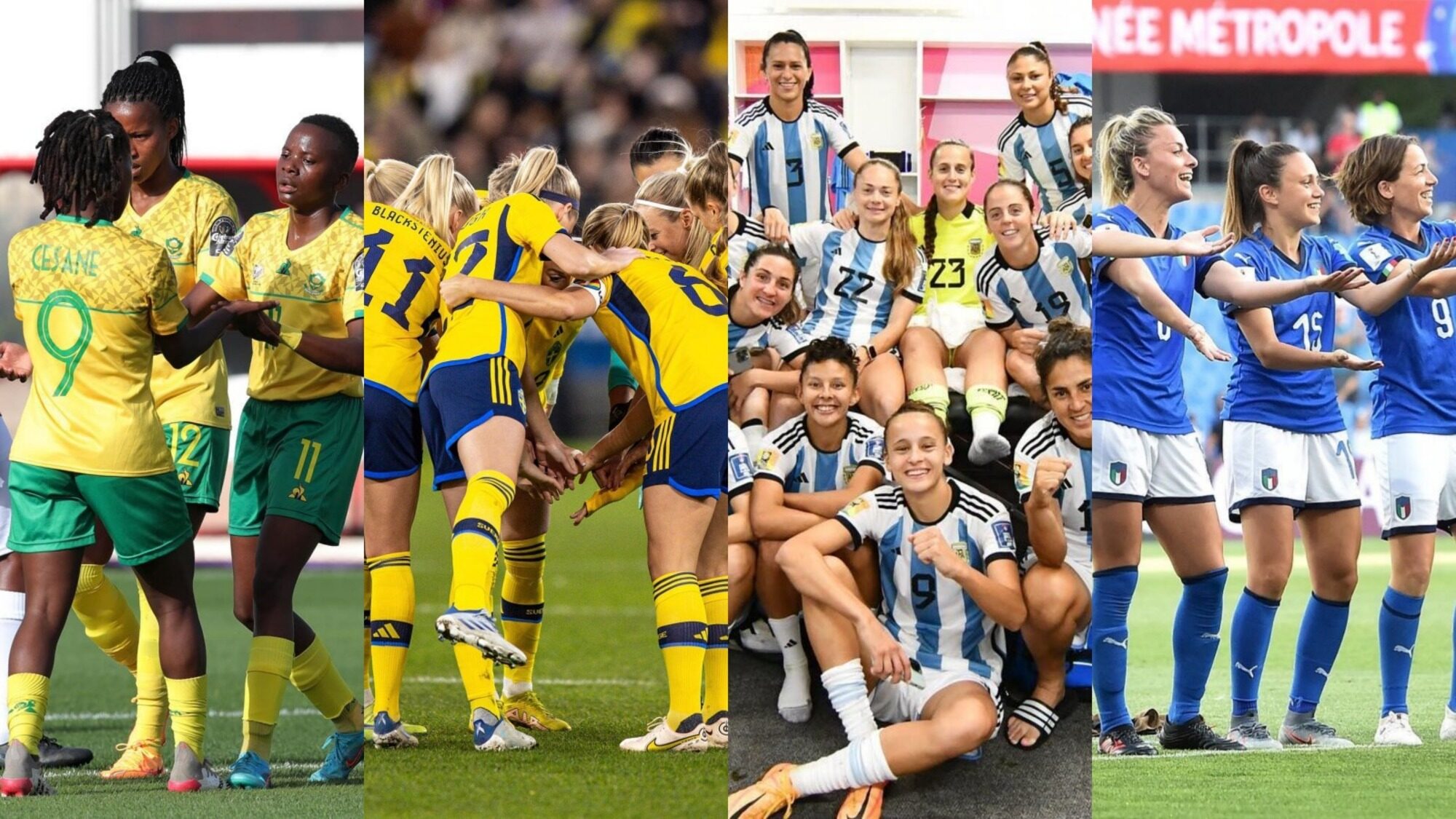 Radiografía del grupo G del Mundial Femenino 2023: Argentina, Sudáfrica, Italia y Suecia