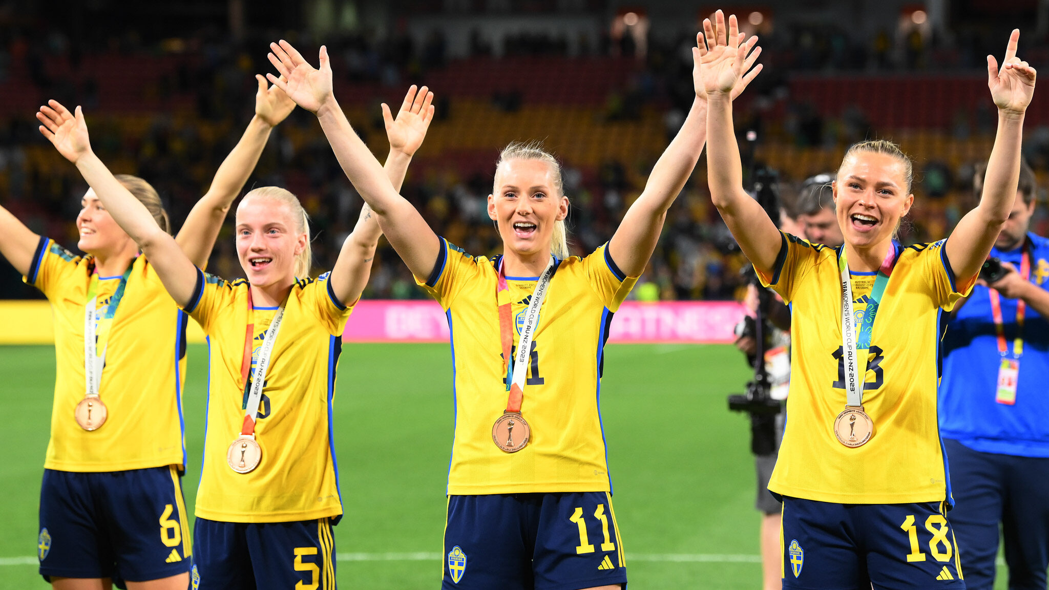 Suecia vence a las anfitrionas de Australia y gana el bronce del Mundial Femenino 2023