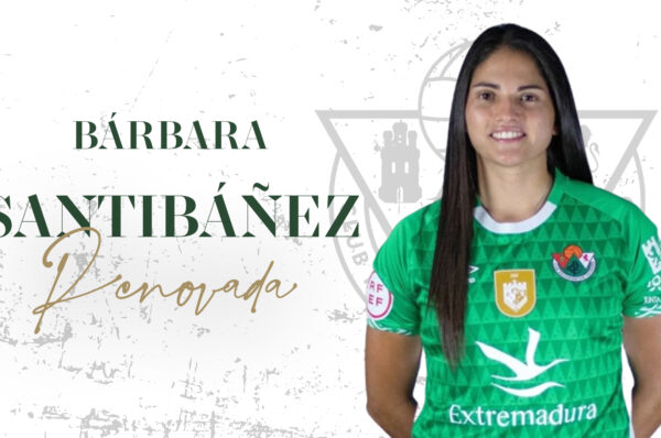 Bárbara Santibáñez renueva por un año con el Cacereño