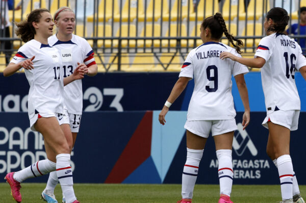Resumen fecha 1 fútbol femenino Juegos Panamericanos Santiago 2023