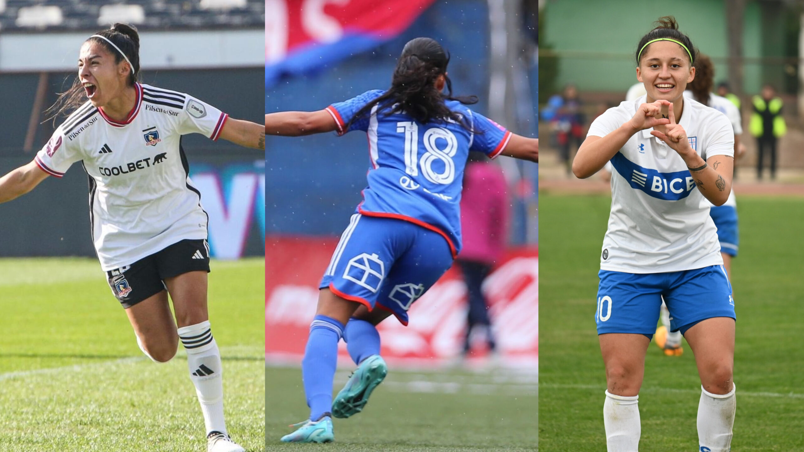 Las tres nominadas a mejor gol en los Premios FutFem 2023