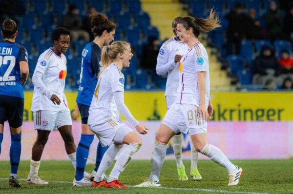 Olympique de Lyon confirma su paso a cuartos con apabullante goleada en UWCL