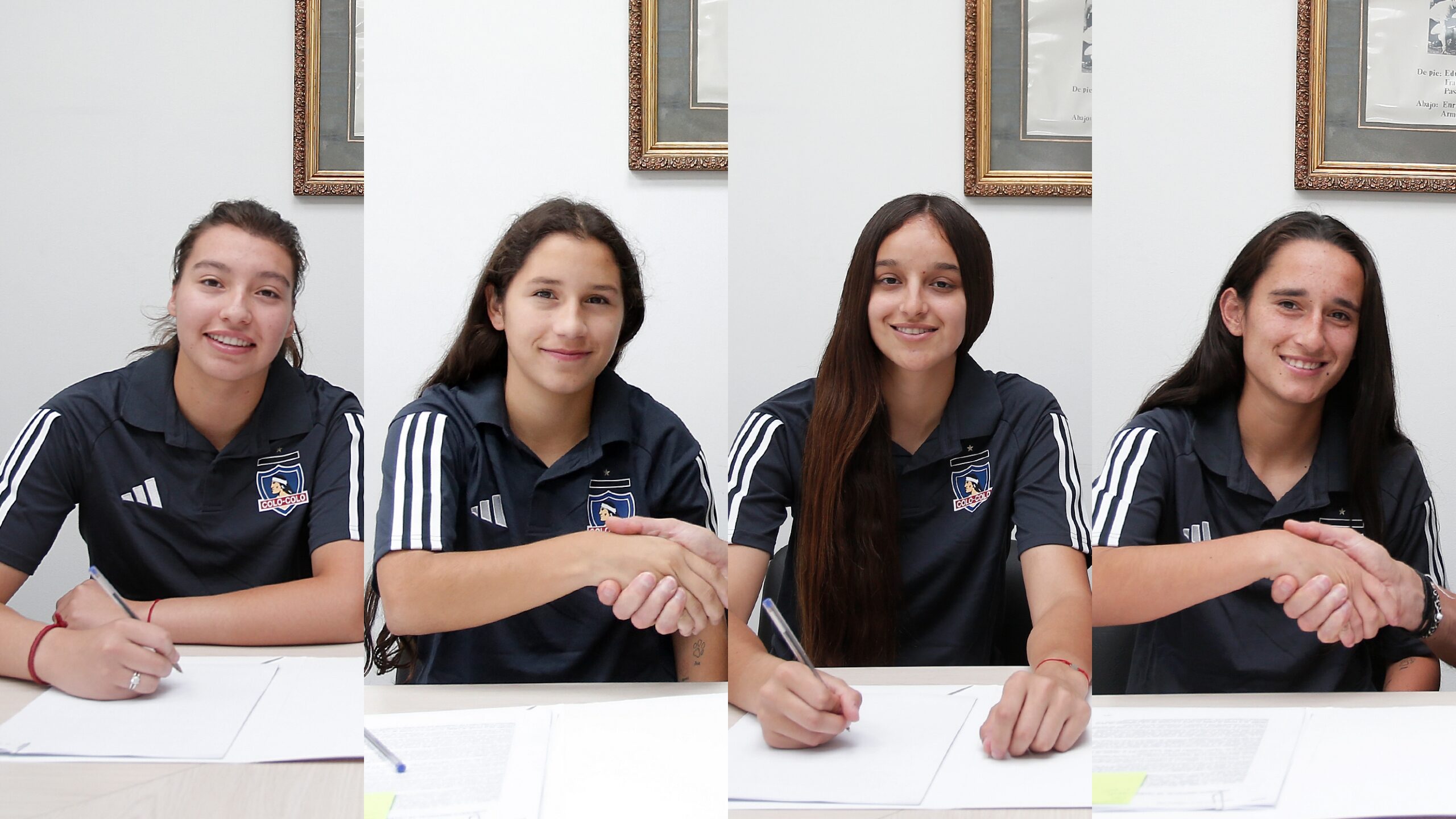 Colo-Colo firma el primer contrato de cuatro juveniles