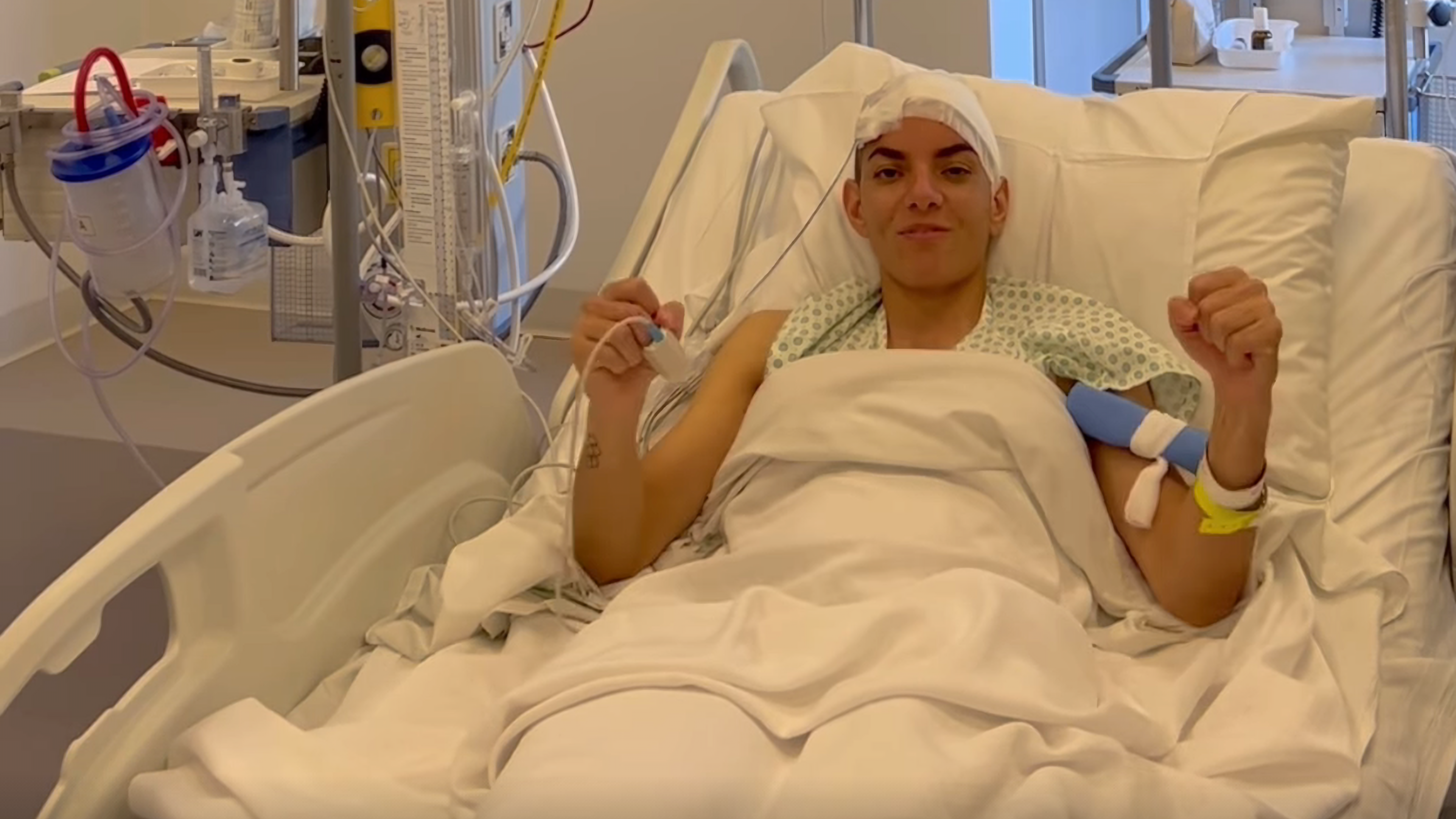 Natalia Campos agradece los mensajes de apoyo tras su cirugía