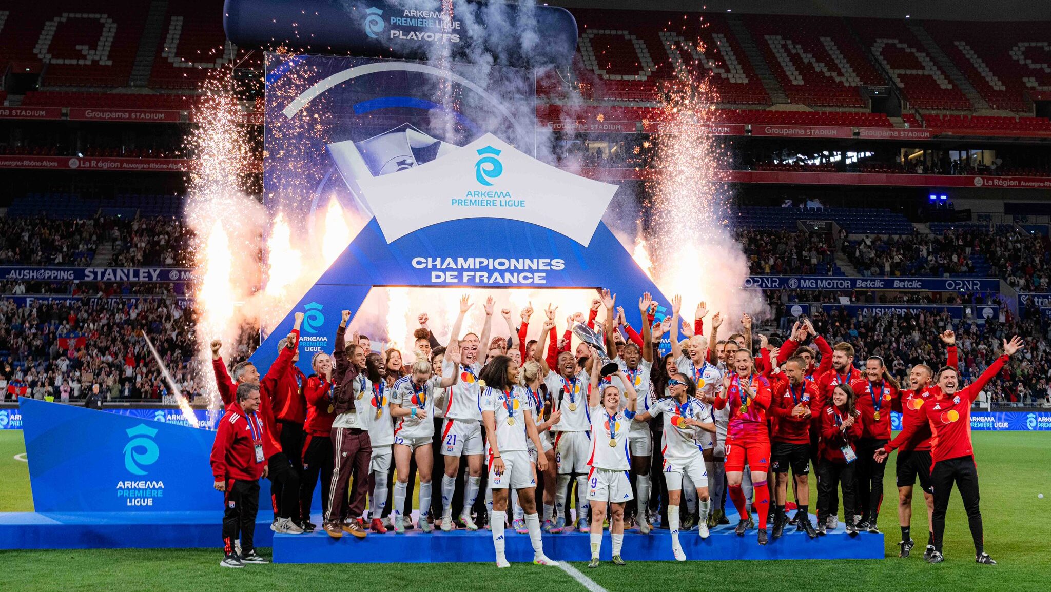 Christiane Endler es campeona de liga con Olympique de Lyon