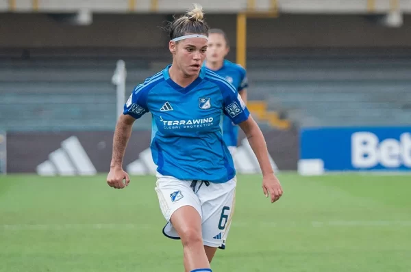 Lesly Olivares marca su primer gol con Millonarios en Colombia