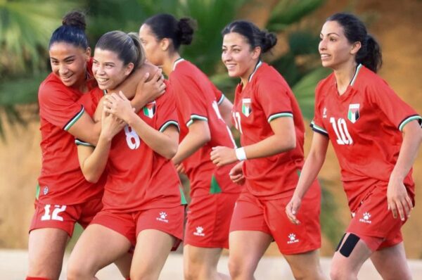 Florencia Saavedra marca su primer gol con Palestina ante Malasia